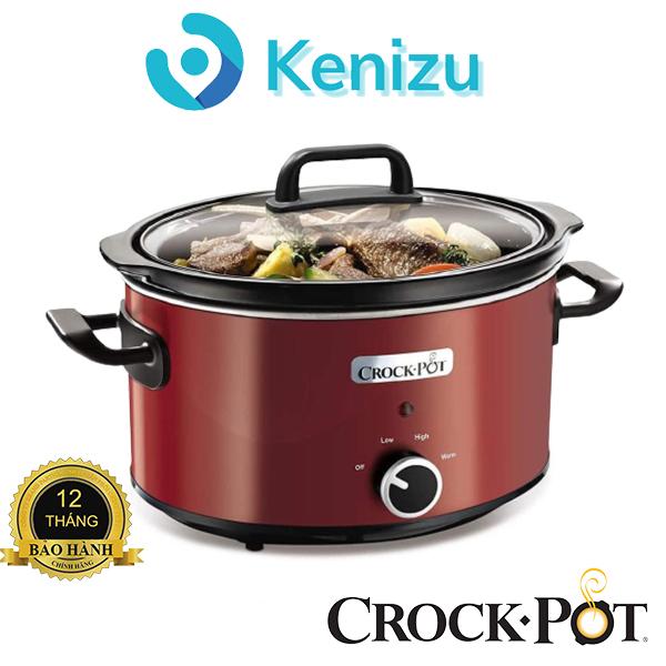 Nồi Nấu Chậm Crock - Pot, Dung Tích 3.5L, 2 Mức Nhiệt Tùy Chỉnh, Nhập Đức, Bảo Hành 12 Tháng