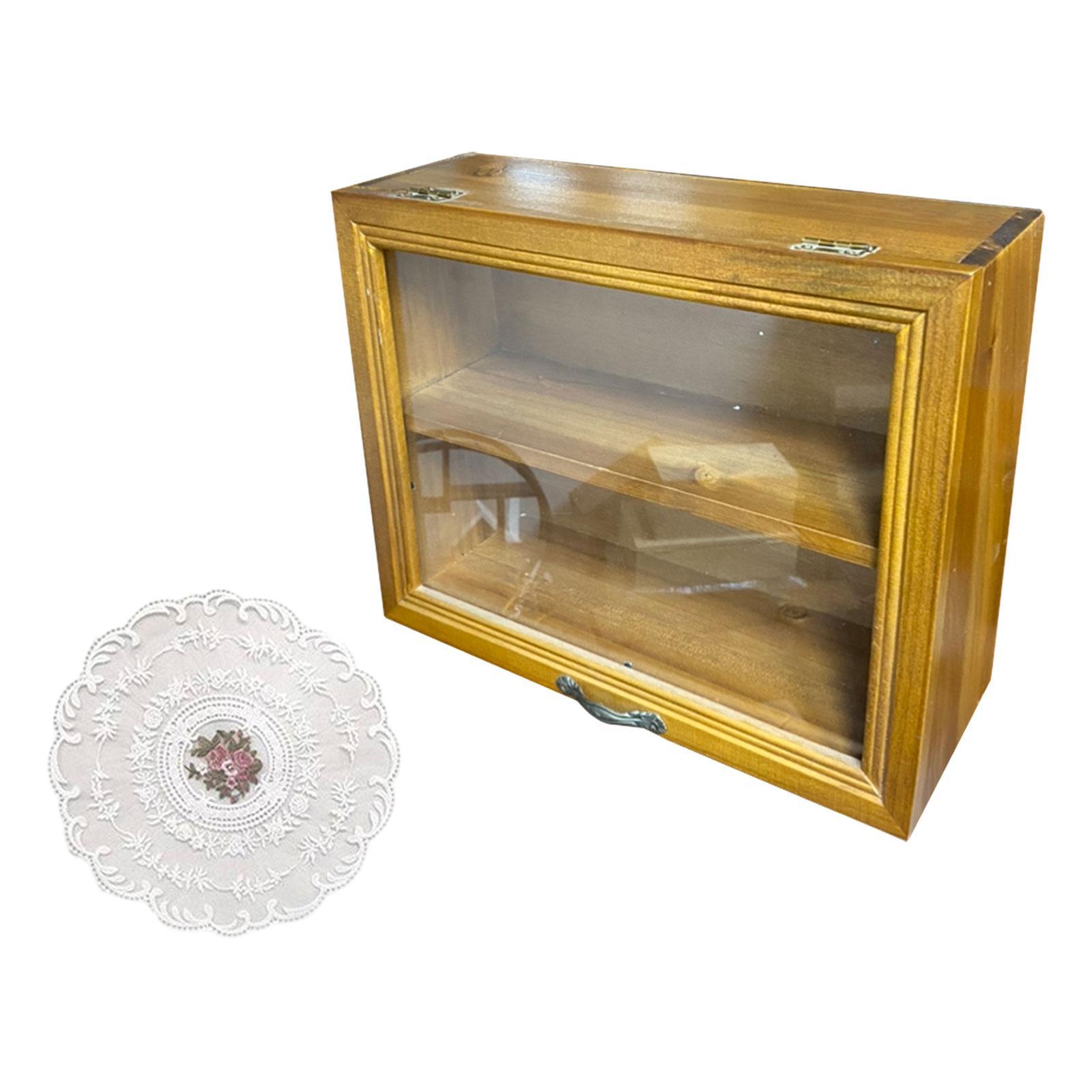 Wood Cabinet Desktop Display Rack Shelf for Bathroom Kitchen Cabinet