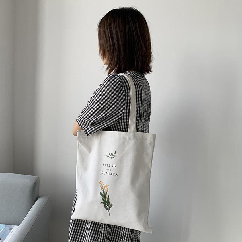 Túi Tote Vải canvas Đẹp Cực Hot có khóa miệng