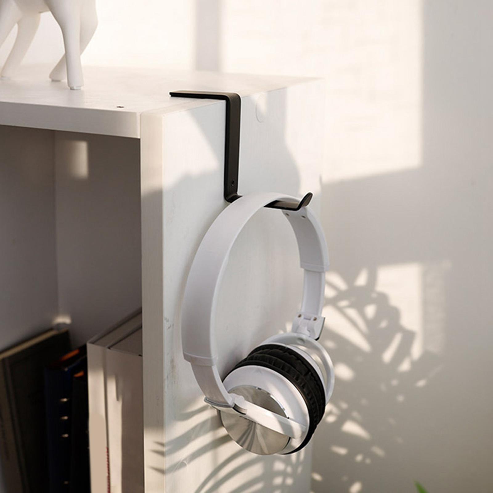 2x Acrylic Desktop Gaming Headphone Hanger Universal Clamp Holder Organizer