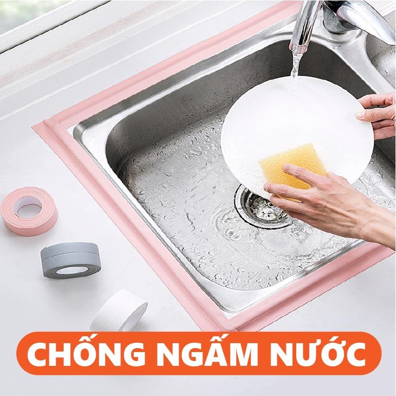 Băng keo chống ẩm mốc phòng vệ sinh Băng keo dán viền phòng tắm phòng bếp nhà vệ sinh