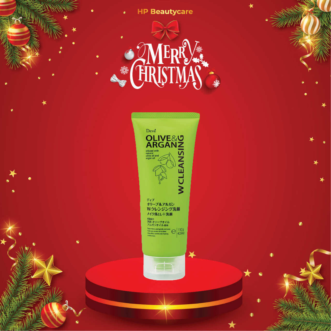 Sữa Rửa Mặt Sạch Sâu Deve Olive & Argan Washing Facial