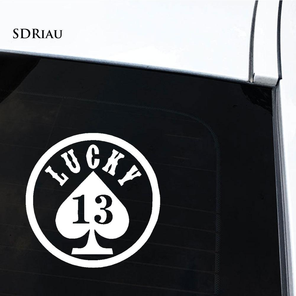 Sticker 13 Số Dán Xe Hơi Cảnh Báo An Toàn