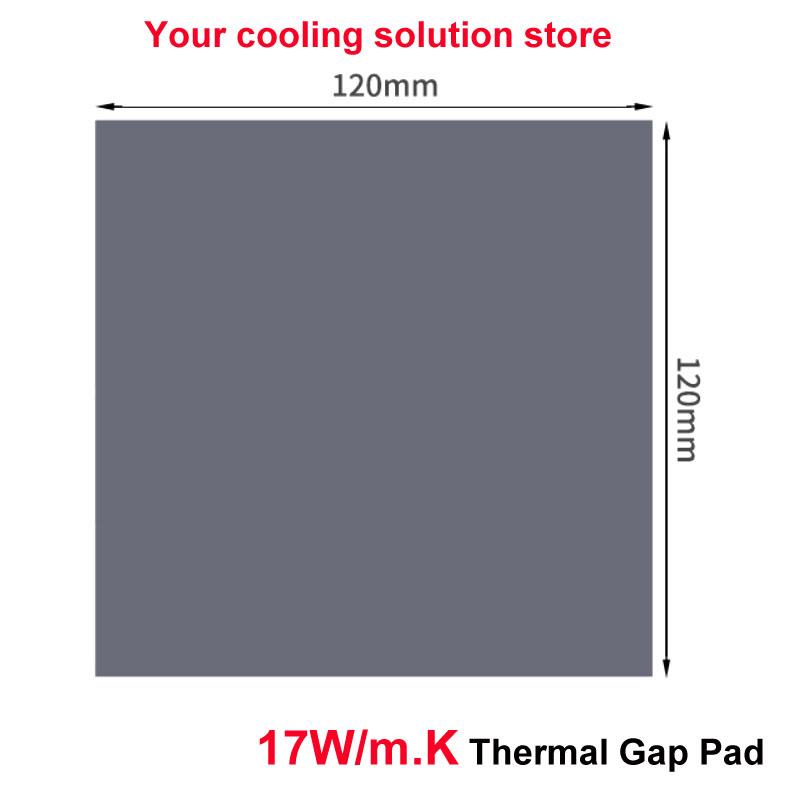 Nhiệt Pad 17W/MK Tổ biến nhiệt Silicone Pad CPU/GPU Đồ họa Cards Nước làm mát Pad nhiệt nhiệt