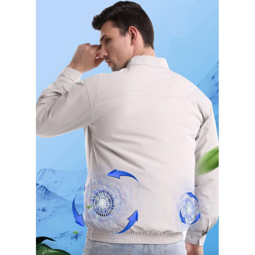 Áo điều hòa chống nóng cho nam COOLING COAT A11 tặng sạc dự phòng 10.000mah