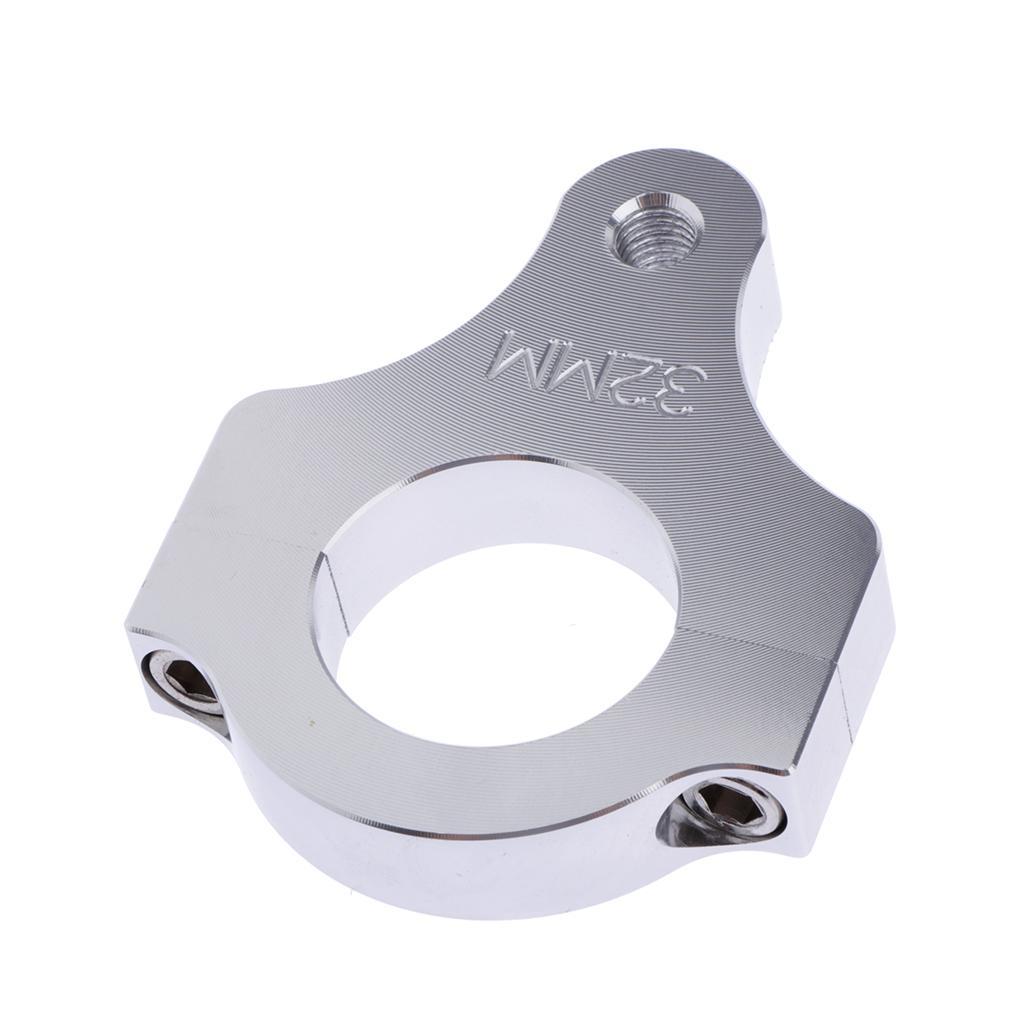 2X Aluminum Universal Steering Bracket Fork Frame Mounting Clamp