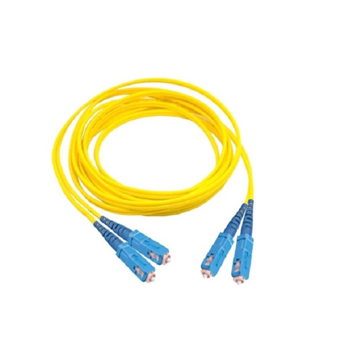 Dây nhảy quang VIVANCO SC-LC OS2 9/125 Single Mode Simplex Fibre Patch Cable, Yellow, 3m. Hàng chính hãng
