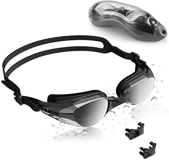 Kính bơi tráng gương chống sương mờ, chống UV eXtreme KG1101, dây đeo mềm mại, thoải mái, thiết kế không trơn trượt, co giãn