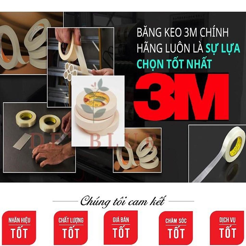 Băng Keo Giấy Siêu Dính Masking Tape 3M 320 - 48mm x 30 yards - 3M Long Vu