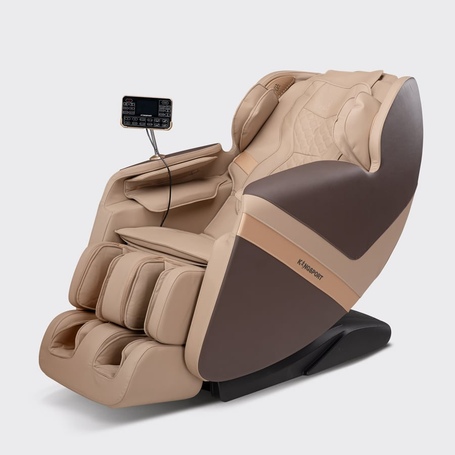 Ghế massage toàn thân Kingsport G85 con lăn di động 3D, con lăn bắp chân chuyên biệt, công nghệ ion âm