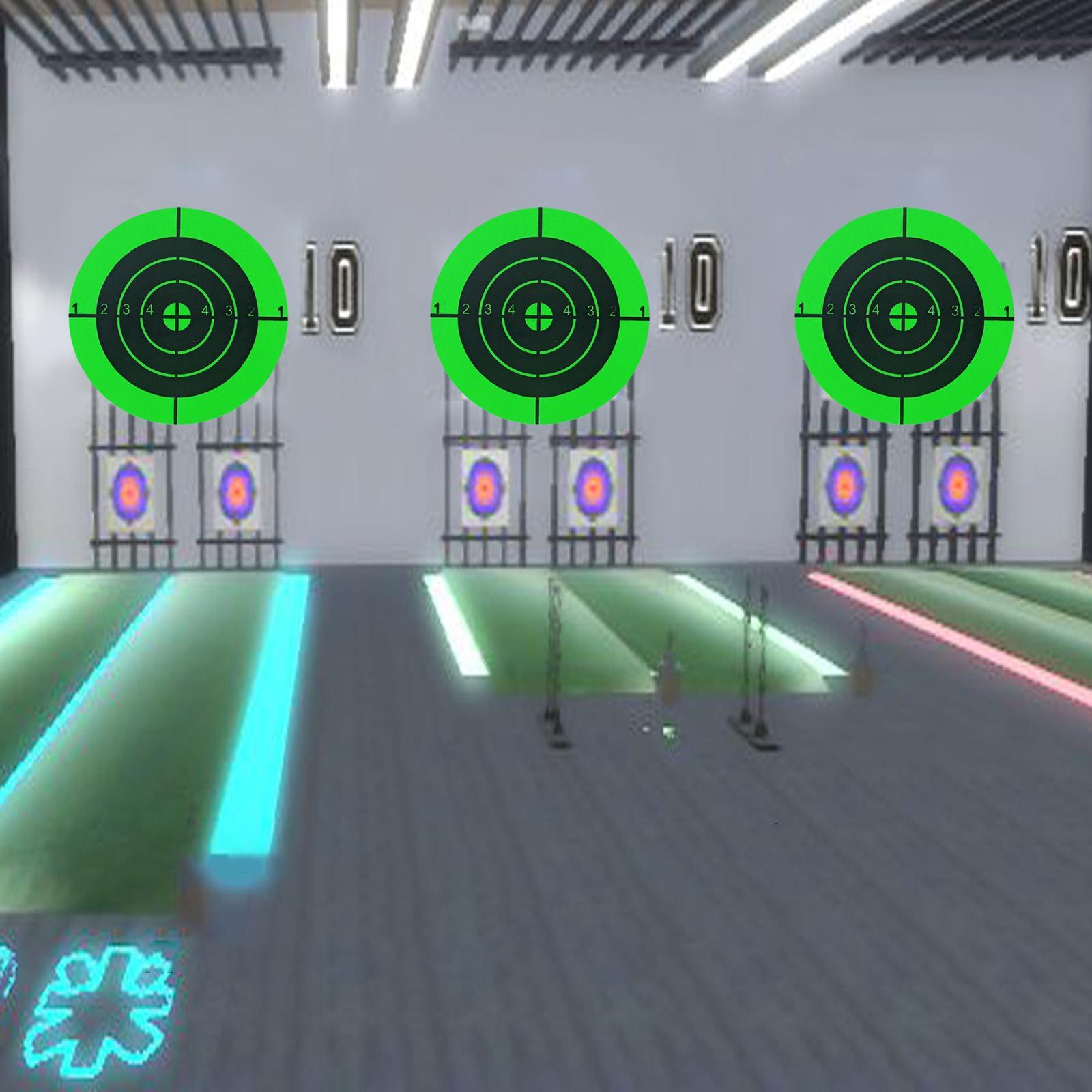 3"/7.50cm Splatter Stickers for Range Hunting Practice Green