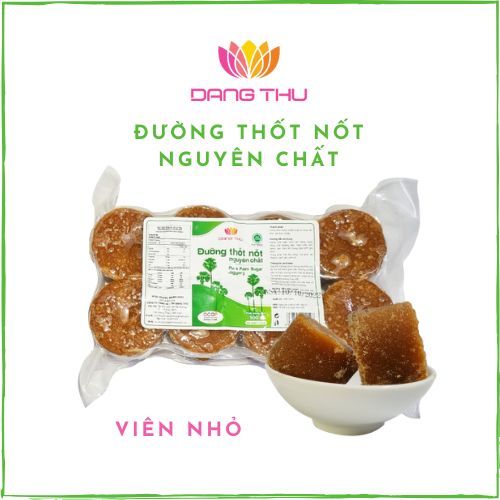 Đường Thốt Nốt Nguyên Chất Đăng Thư - Túi 500g - Dạng Viên Tròn nhỏ