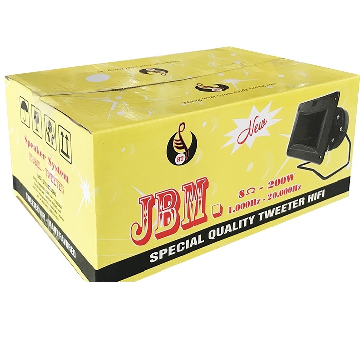 Bộ 2 loa treble HT - JBM Họng chữ nhật - Hàng chính hãng