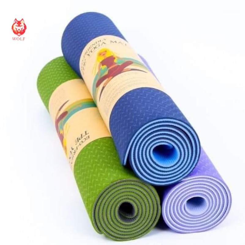 Combo Thảm Yoga Gym Cao Cấp Chống Trượt + Dây Kéo Kháng Lực 4 Dây Cao Su + Con Lăn Tập Bụng Eo Hiệu Quả