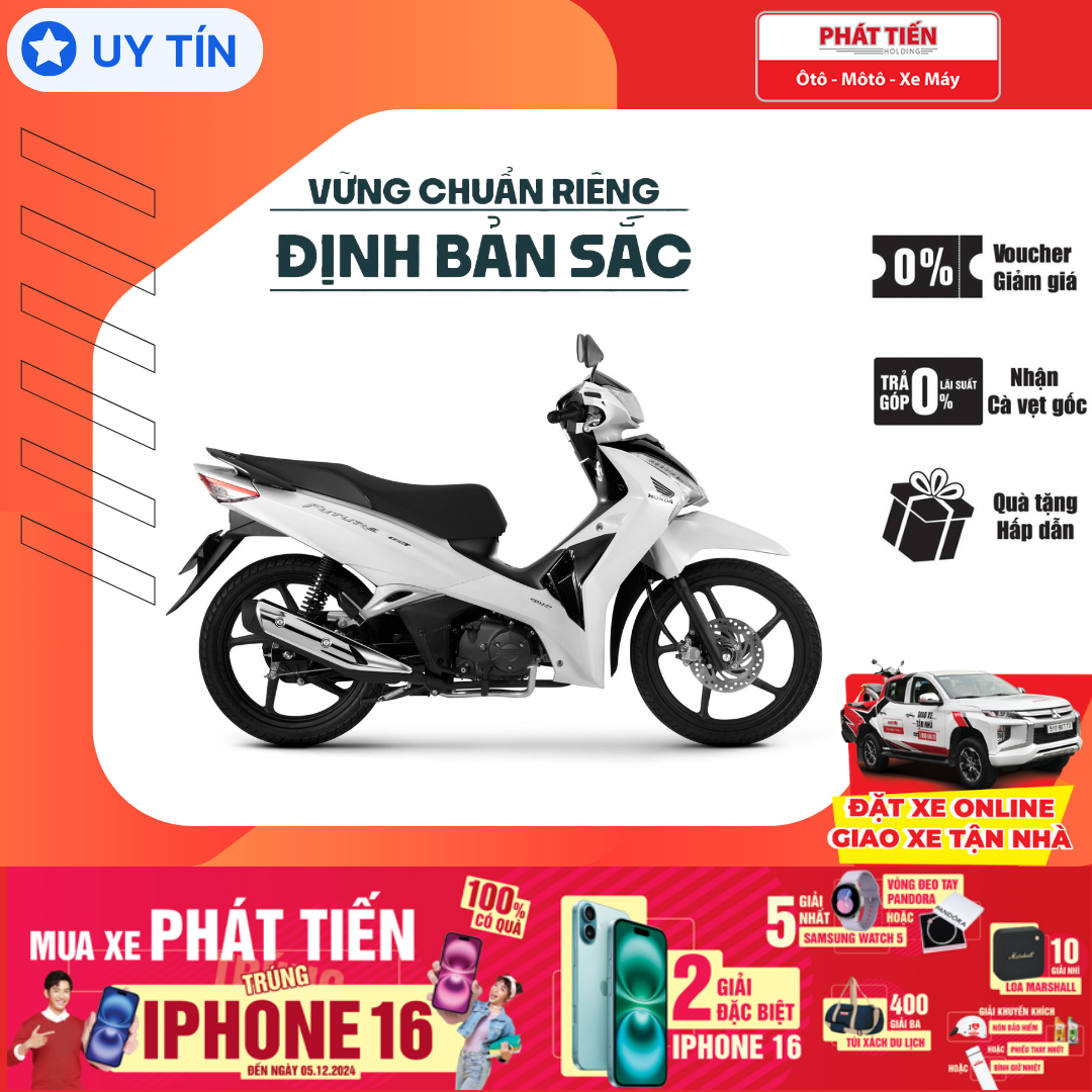 Xe Máy Honda Future 125 FI 2024 -Cao cấp (Phanh đĩa - vành đúc)