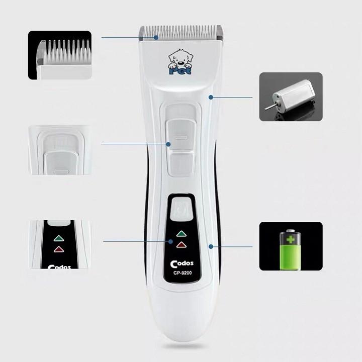 (CODOS CP 9200 PRO) Tông đơ cắt tỉa lông chó mèo - Tông đơ cắt tỉa thú cưng chuyên nghiệp - Grooming Store