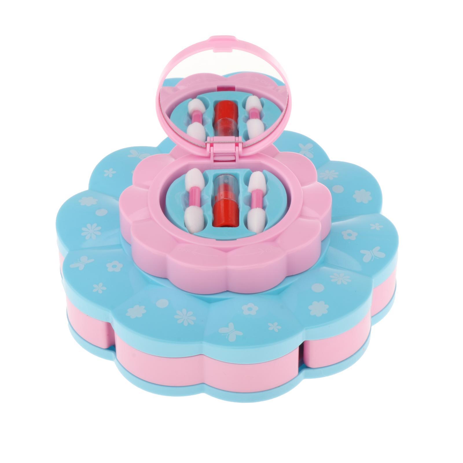 First Makeup Set, Girls Makeup Kit, Makeup Palette with Mirror and Secure Close - Safety Tested- Non Toxic