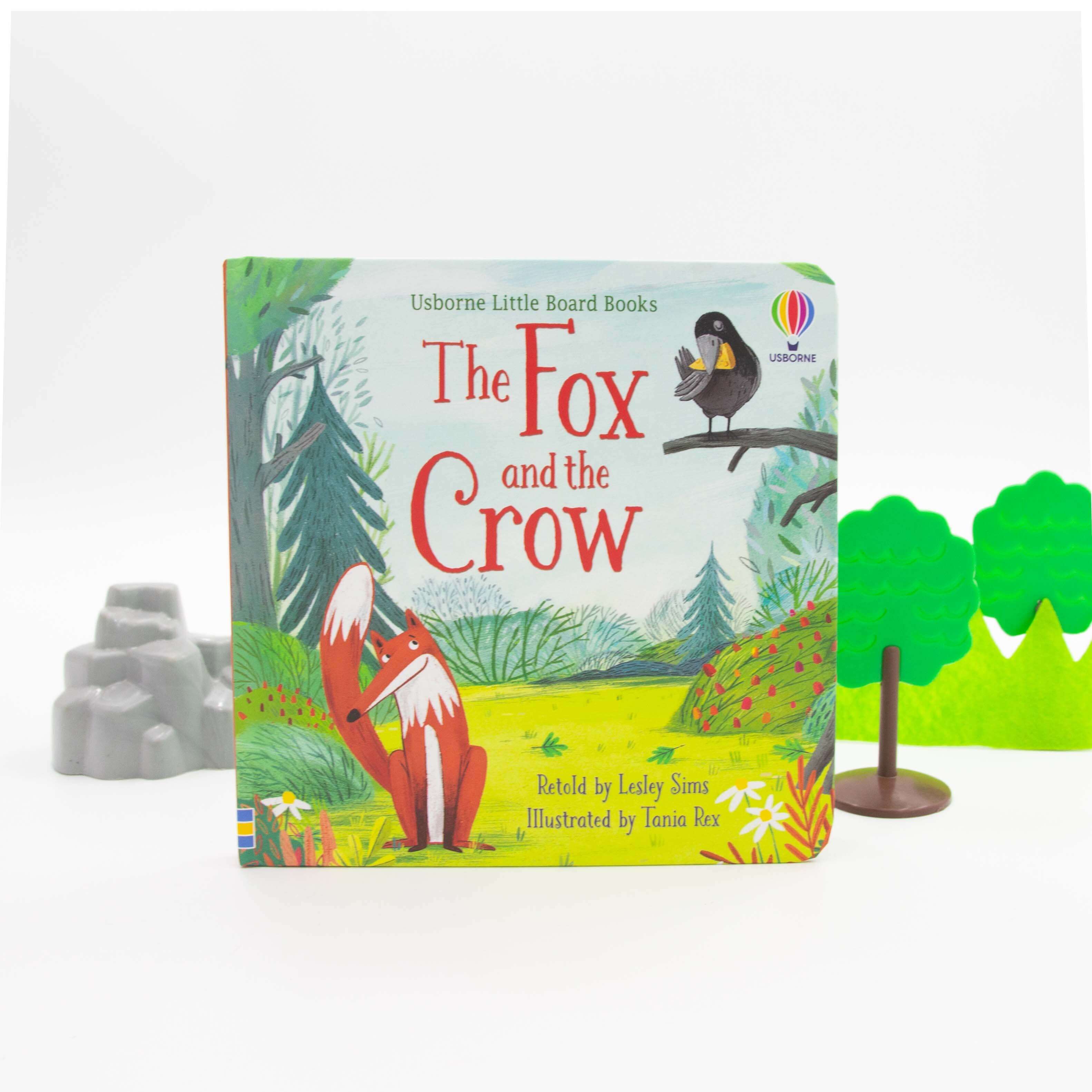 Little Board Books: The Fox and the Crow - TRUYỆN TRANH TIẾNG ANH CHO BÉ