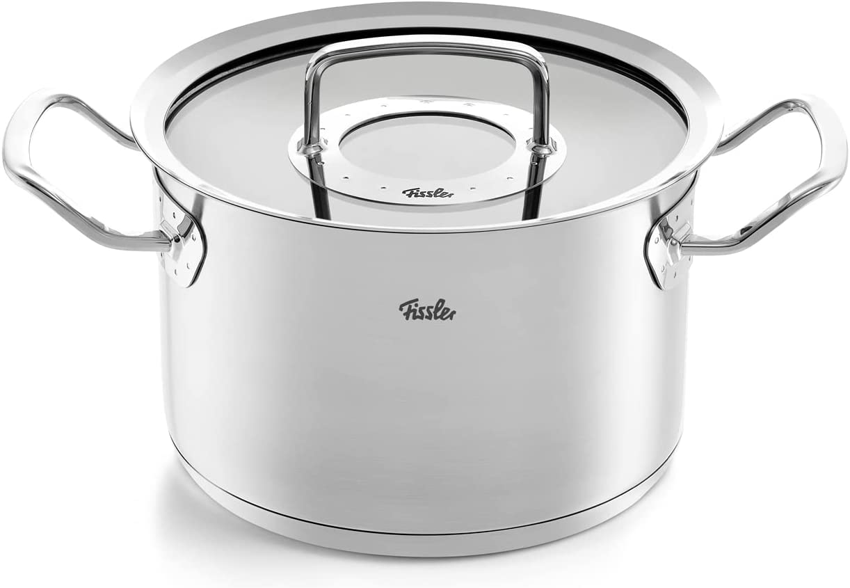BỘ NỒI FISSLER ORIGINAL-PROFI COLLECTION 4 NỒI 1 QUÁNH 20 cm NẮP KÍNH Hàng chính hãng