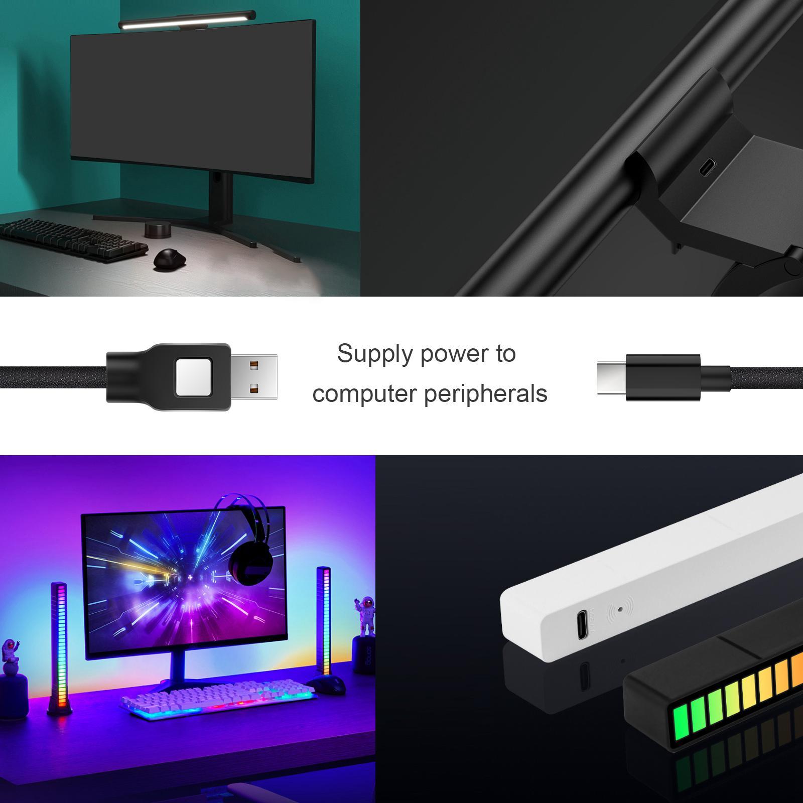 Type C to USB A Cable, Wireless Audio Transmitter Adapter for PS4 for Desktops