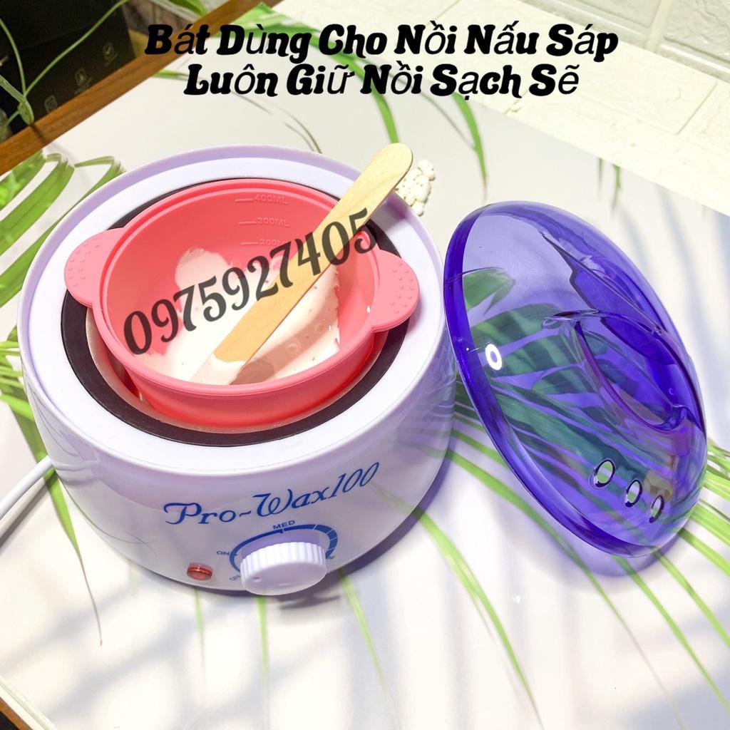 Bát silicon dùng cho nồi nấu sáp chịu nhiệt chống dính tốt