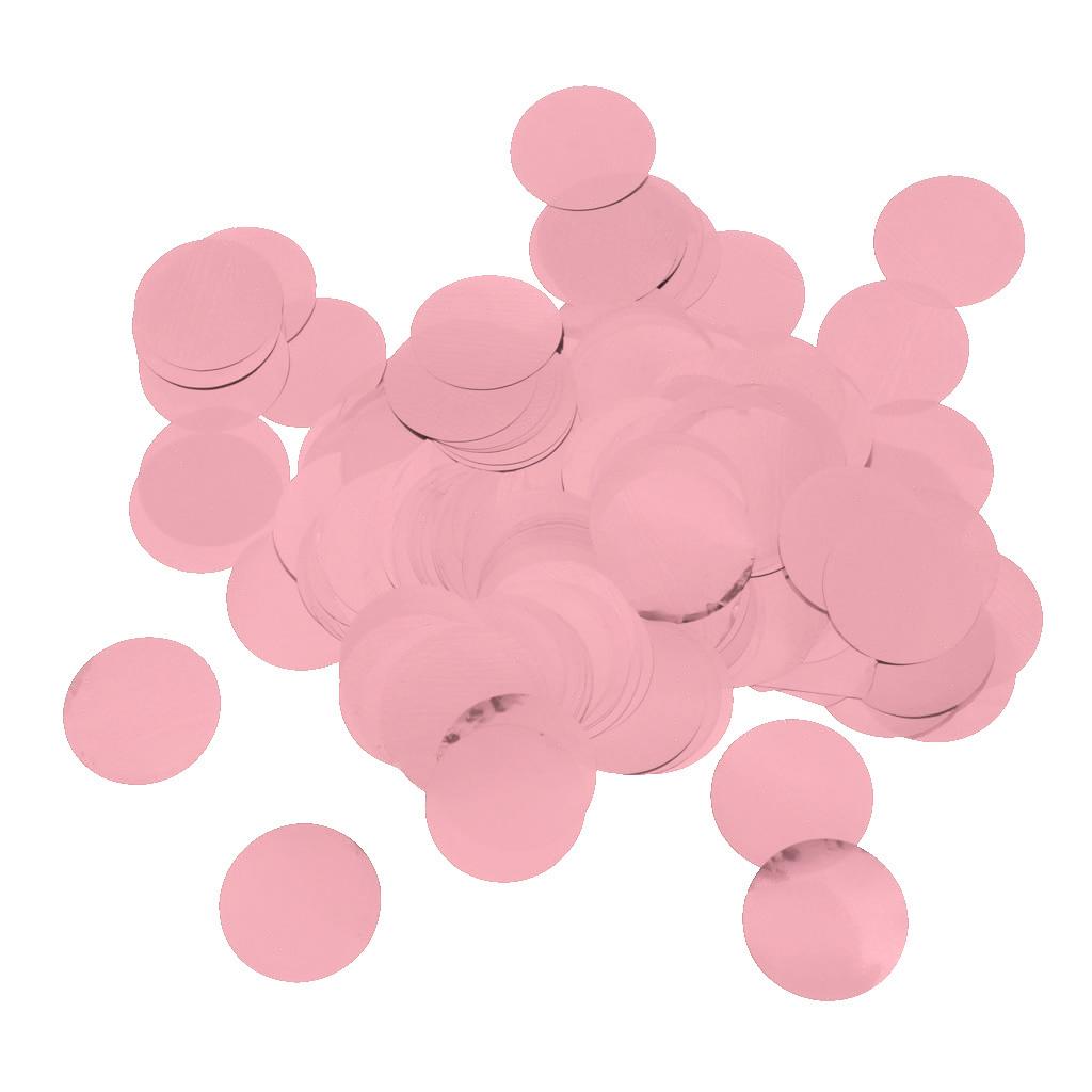 30g Metallic Round Confetti Sprinkles Wedding Decor 2.5cm Rose Gold