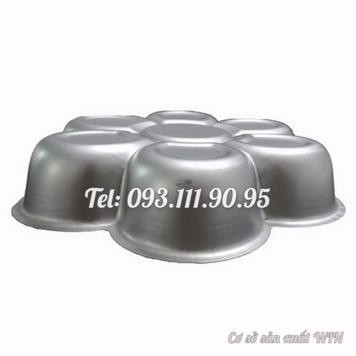 Khuôn làm bánh, rau câu hoa mai 6 cánh - Loại 26 cm – Mã số 1066