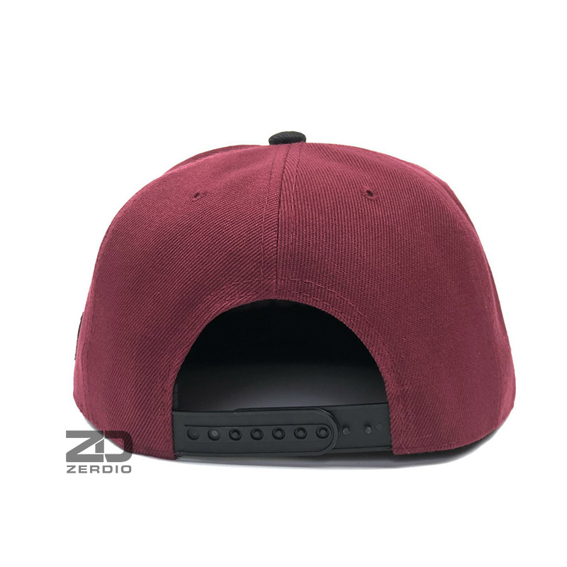 Nón hiphop, Mũ Snapback nam nữ màu đỏ, vải kaki cao cấp