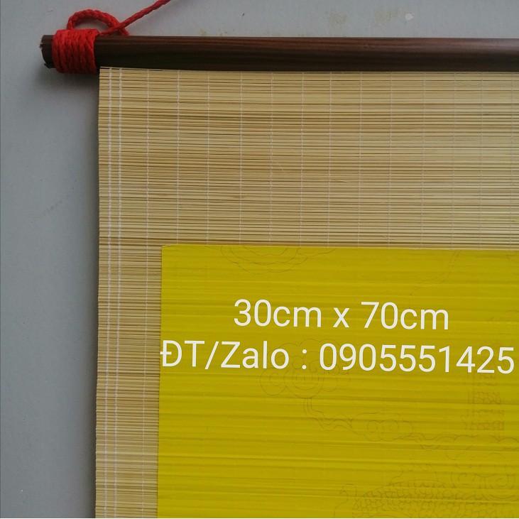 Bộ 6 tấm mành tre thư pháp 30cm x 70cm. Mành tre viết thư pháp. Giấy viết thư pháp. Biểu lụa viết thư pháp