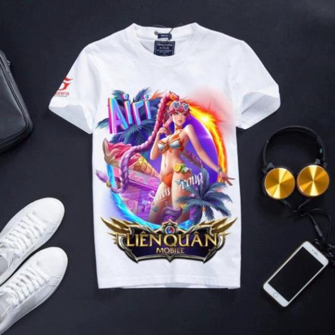 VHL Store Áo Liên Quân cotton màu trắng chất cực đẹp Enzo công tử VHL Store