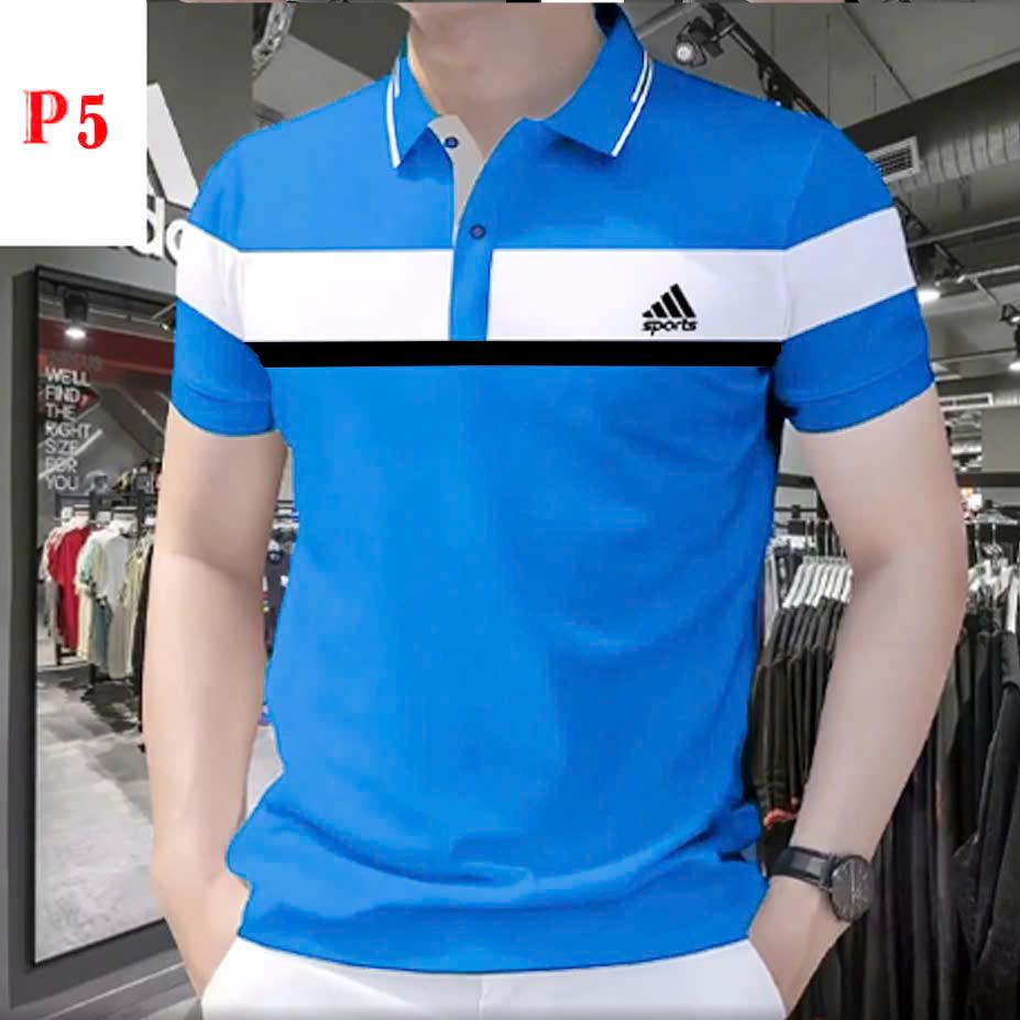 Áo Polo Nam Phối Ngực Thể Thao Trẻ Trυng Chất Cá Sấu CVC Sang Trọng Menswear Cao Cấp. - Đỏ