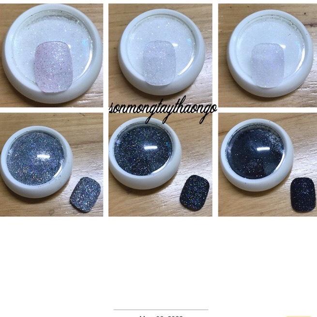 Nhũ rắc móng nail , nhũ rắc nail kim cương cát mịn tinh thể ánh màu kim tuyến siêu sáng