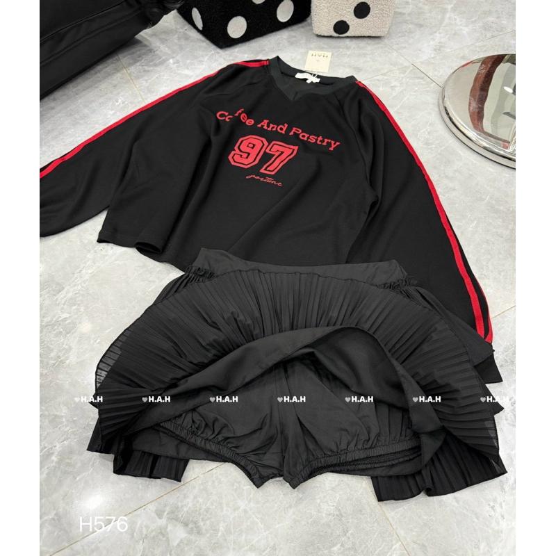 SET NỈ MỎNG CHÂN VÁY HAI TẦNG CAP CẤP BY JOLIE - Đen, Đen