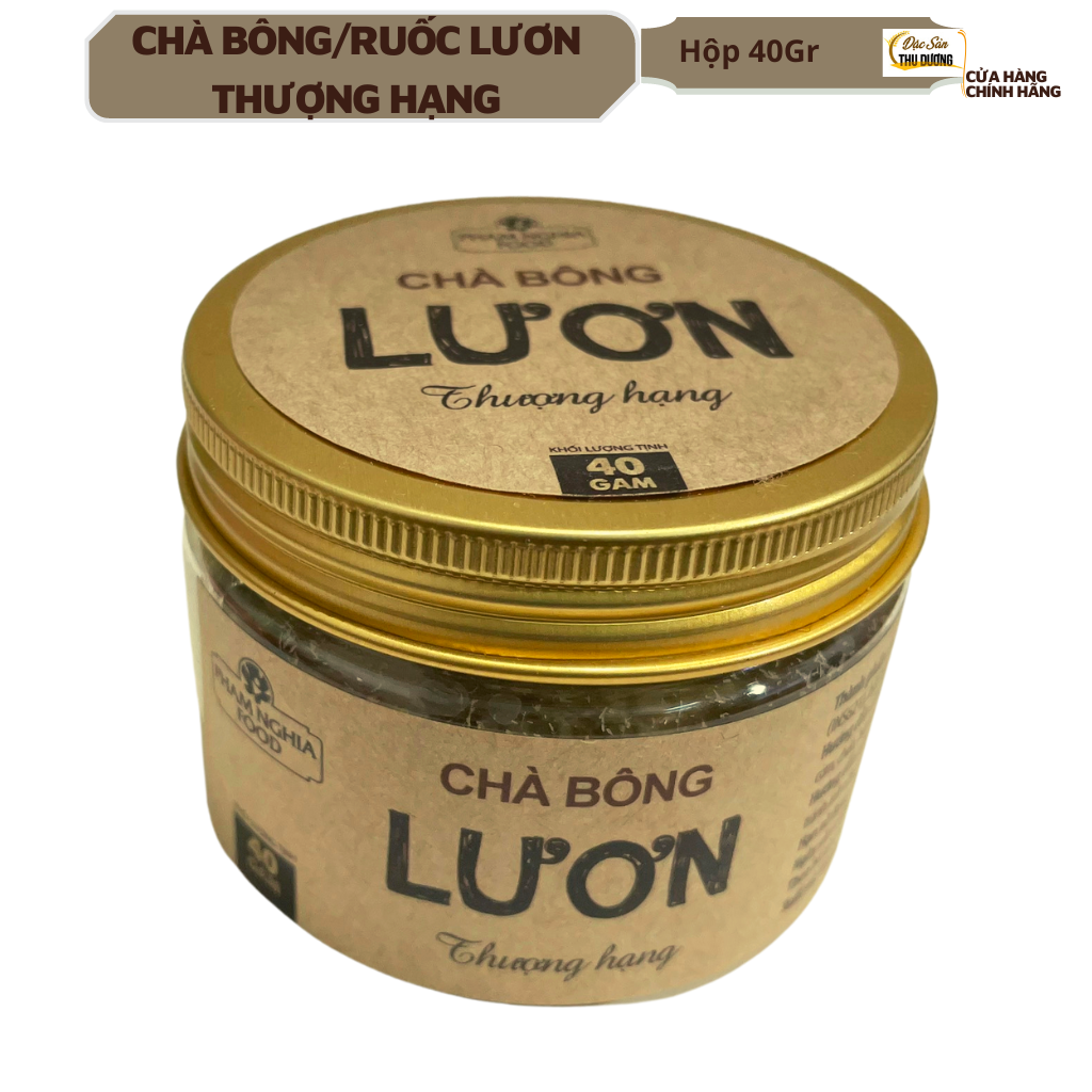 Chà bông lươn thượng hạng phamnghiafood Hũ 40gr - Ruốc lươn với 92.4% thịt lươn chuẩn VietGap