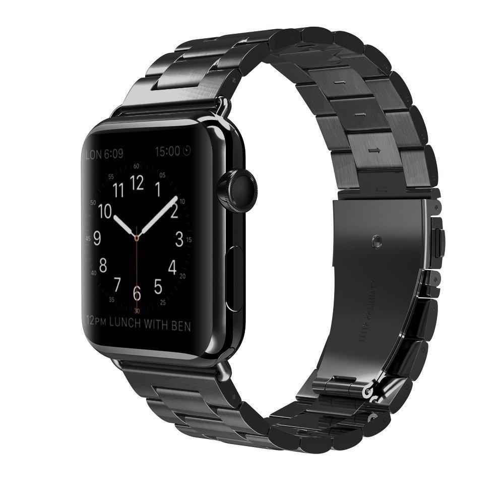 Dây đeo thay thế chất liệu thép không gỉ kiểu dáng cổ điển cho Apple Watch 1 2 3 4 5 6 SE 7