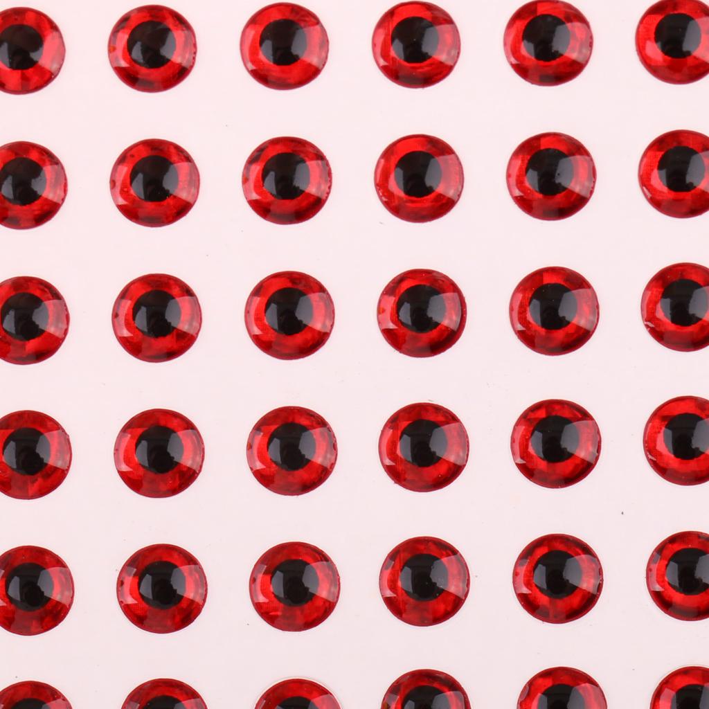100pcs Fishing Lure Eyes 3D Holographic Eyes 3D Fish Eyes for Lures