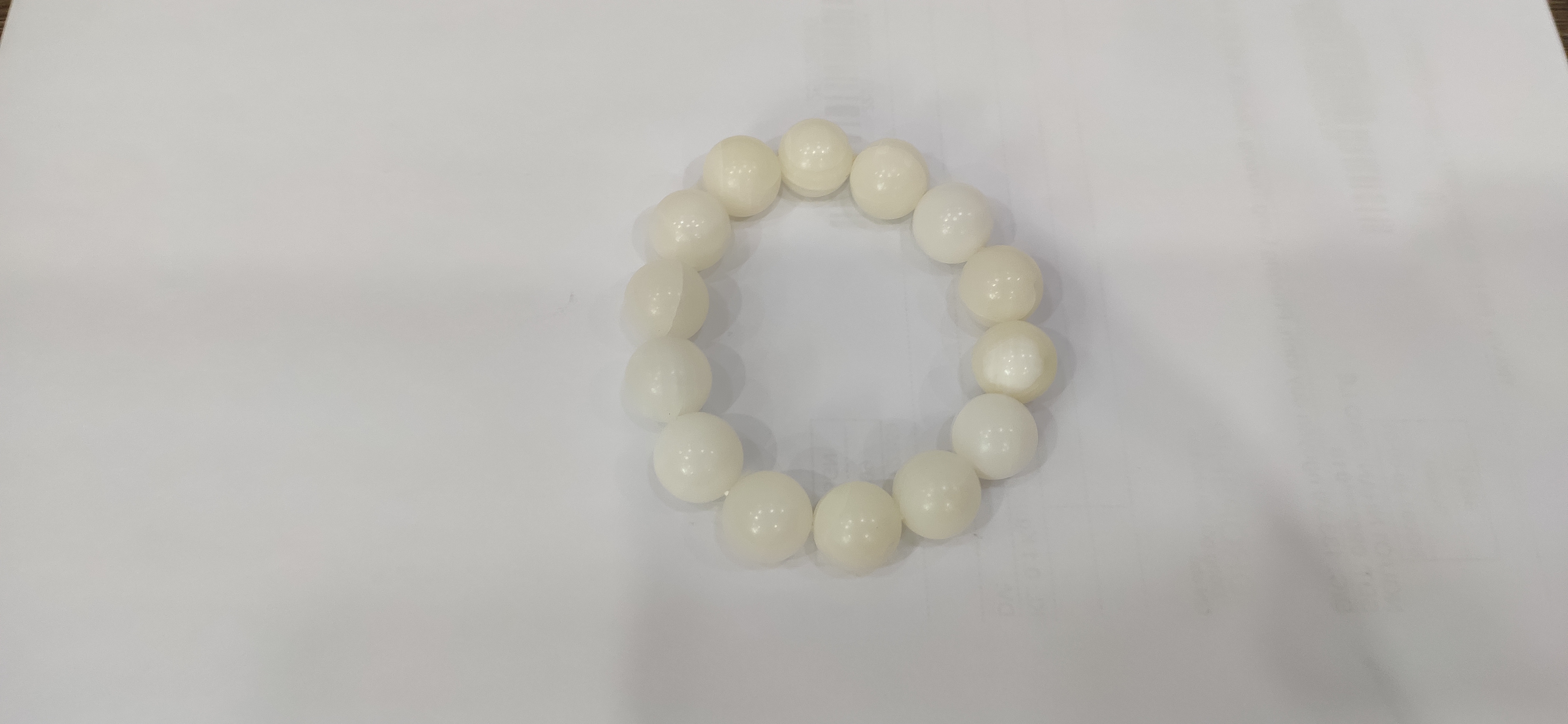 Vòng tay chuỗi hạt đá san hô trong hóa thạch 14 ly, vòng tay phong thủy đá tự nhiên Việt Nam
