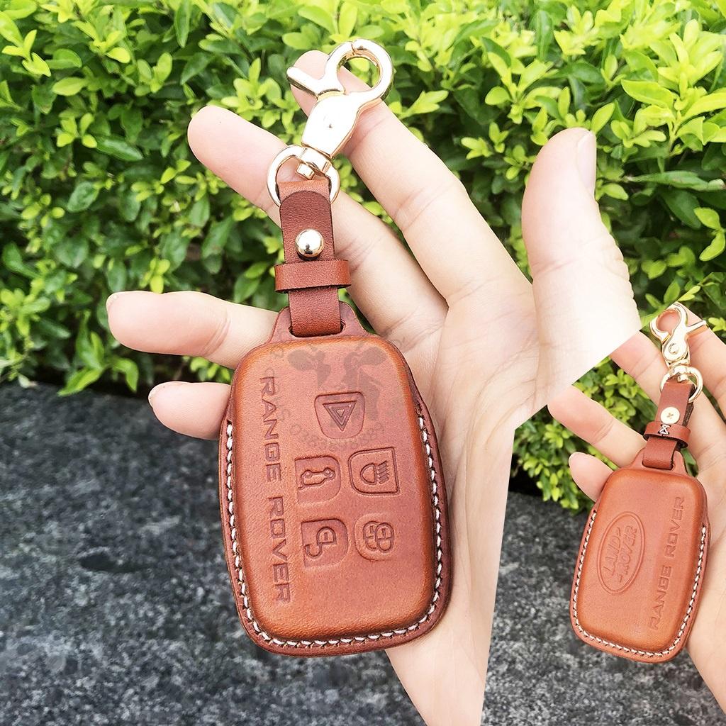 Bao da dành cho chìa khóa Range Rover, RangeRover Handmade da thật 002
