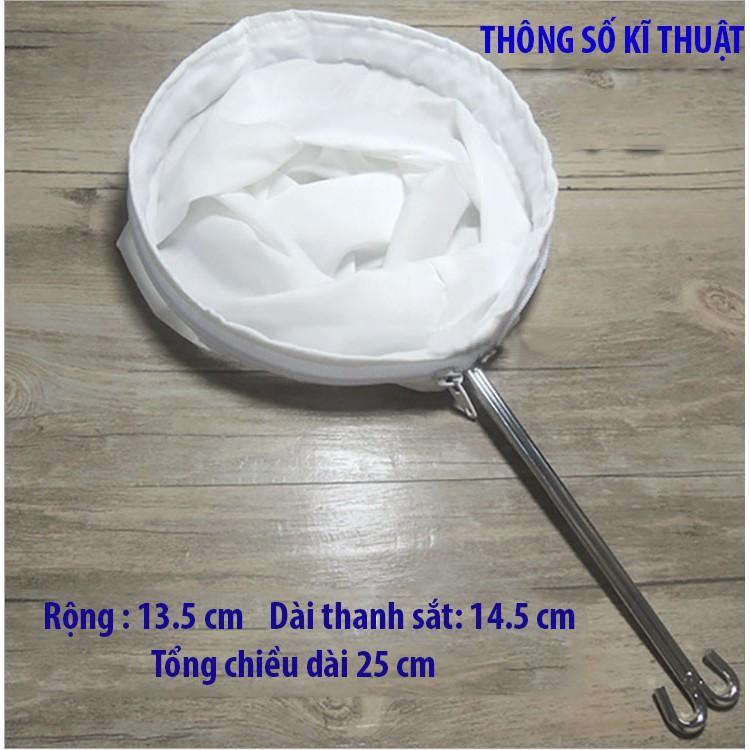 Vợt lọc trà vải , quai inox ( 3 kích thước )