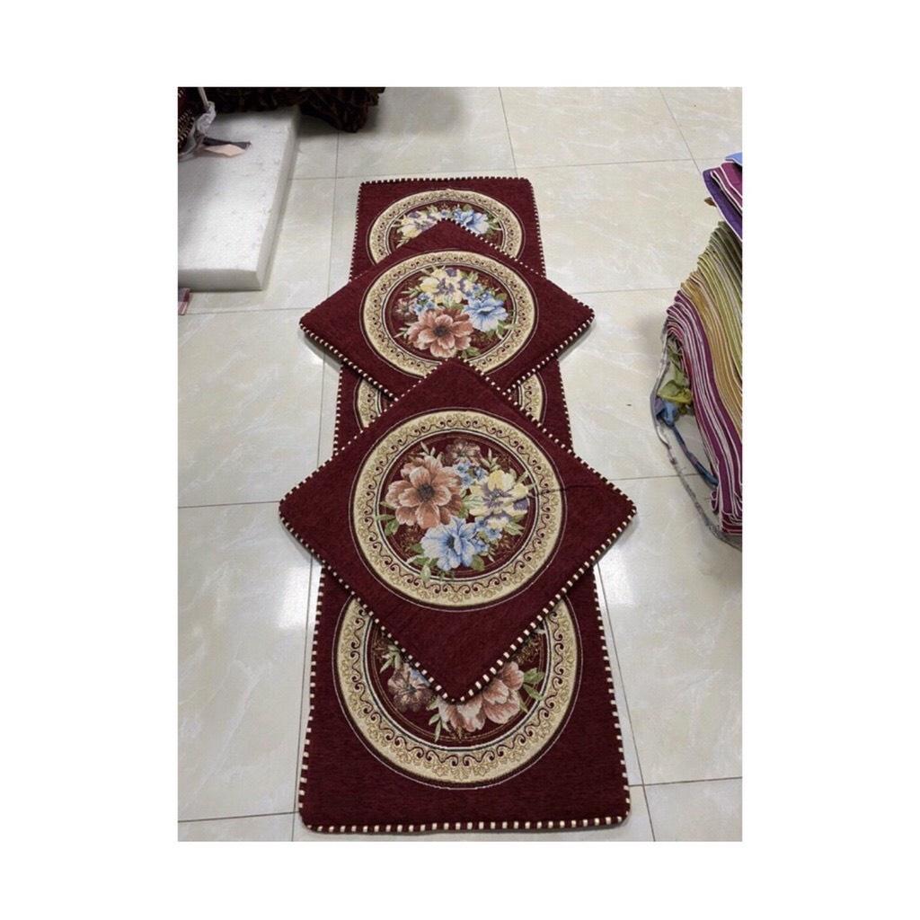 Thảm trải ghế tây âu, đệm ghế gỗ TG01