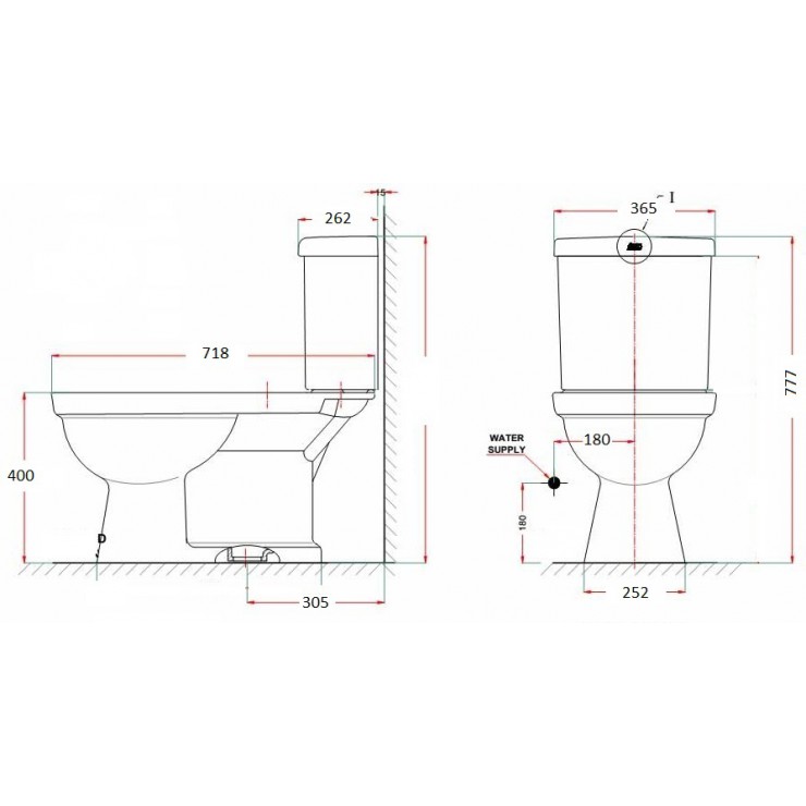 Bồn cầu 2 khối nắp rửa cơ American VF-2714S