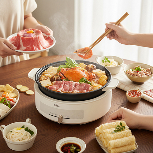 Nồi điện đa năng Bear 4 lít HP-4H40F - Hàng chính hãng