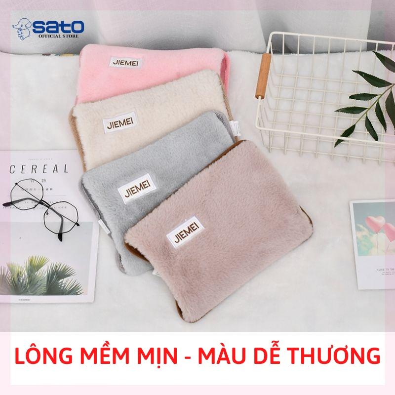 Túi sưởi mini cắm điện chườm bụng kinh sưởi ấm tay chân