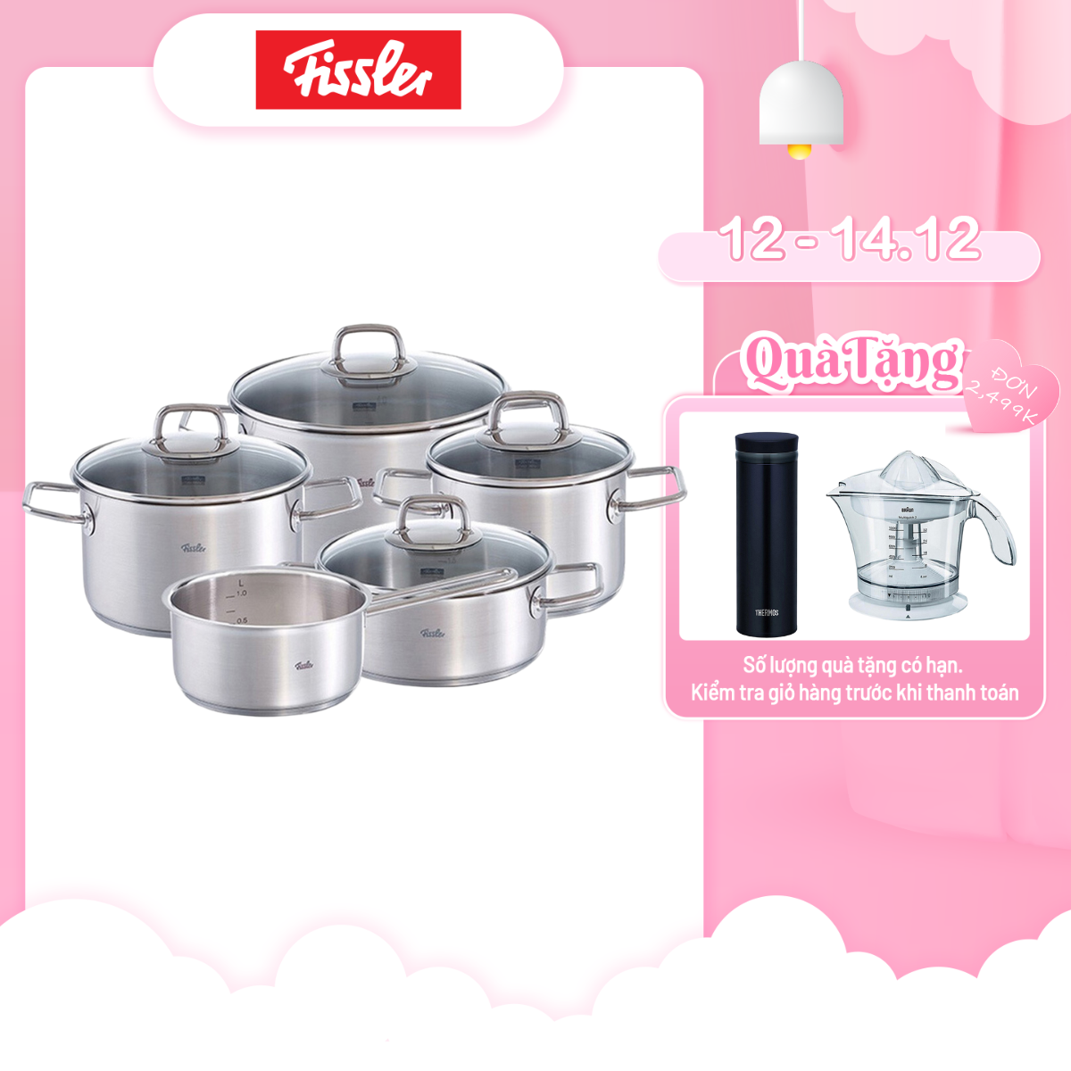 Bộ Nồi 5 Món Fissler Viseo