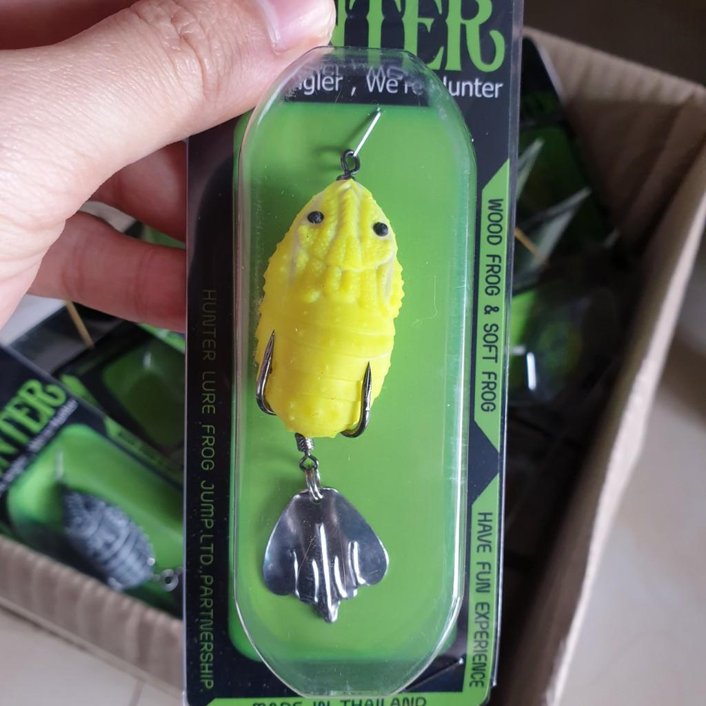 Mồi mềm nhái hơi V4 HUNTER Lure cá lóc cực nhạy