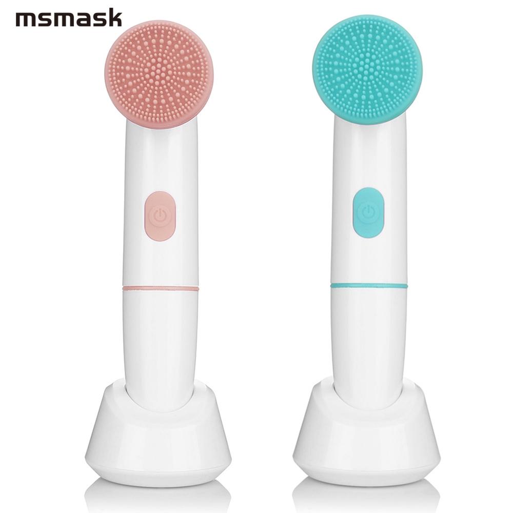 2 Trong 1 Rửa Mặt Bàn Chải Silicone Mặt Bàn Chải Rửa Mặt Lỗ Chân Lông Bụi Rung Massage Mặt Mụn Đầu Đen Tẩy Dụng Cụ Chăm Sóc Da