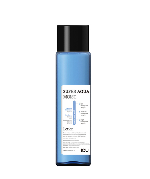 Sữa dưỡng da Welcos IOU Super Aqua Moist Emulsion giúp điều chỉnh hoàn hảo sự cân bằng độ ẩm cho da 300ml