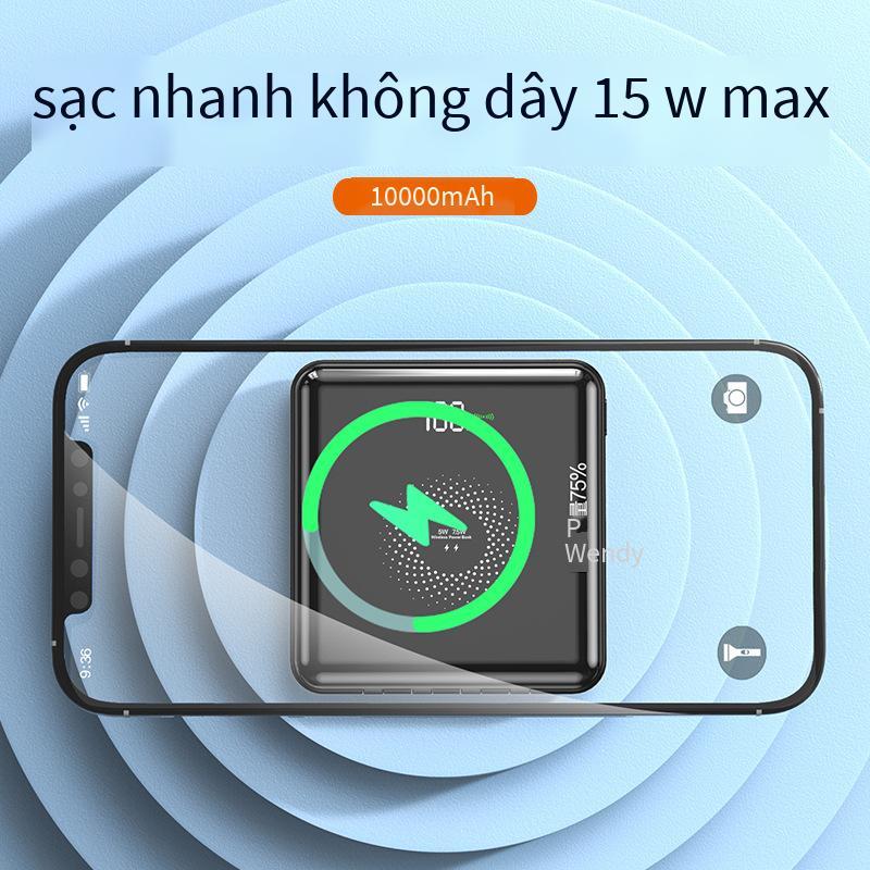 Ưu đãi đặc biệt sạc không dây báu vật tặng kèm 1 dòng sạc nhanh dung lượng lớn 20000 mAh siêu mỏng mini cầm tay tùy chỉnh
