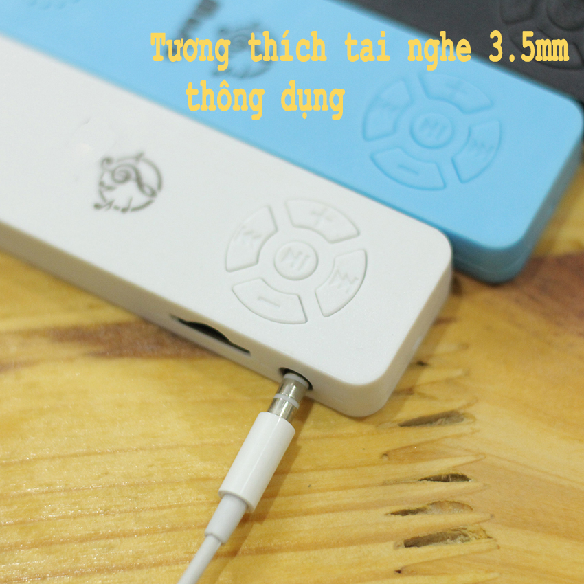 Máy nghe nhạc mp3 có loa ngoài kiểu dáng thời trang tặng tai nghe và dây sạc