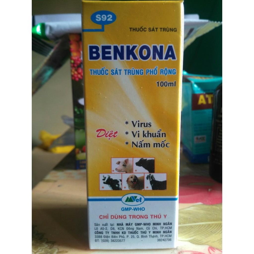 Thuốc trị nấm, vi khuẩn Benkona hiệu quả cao